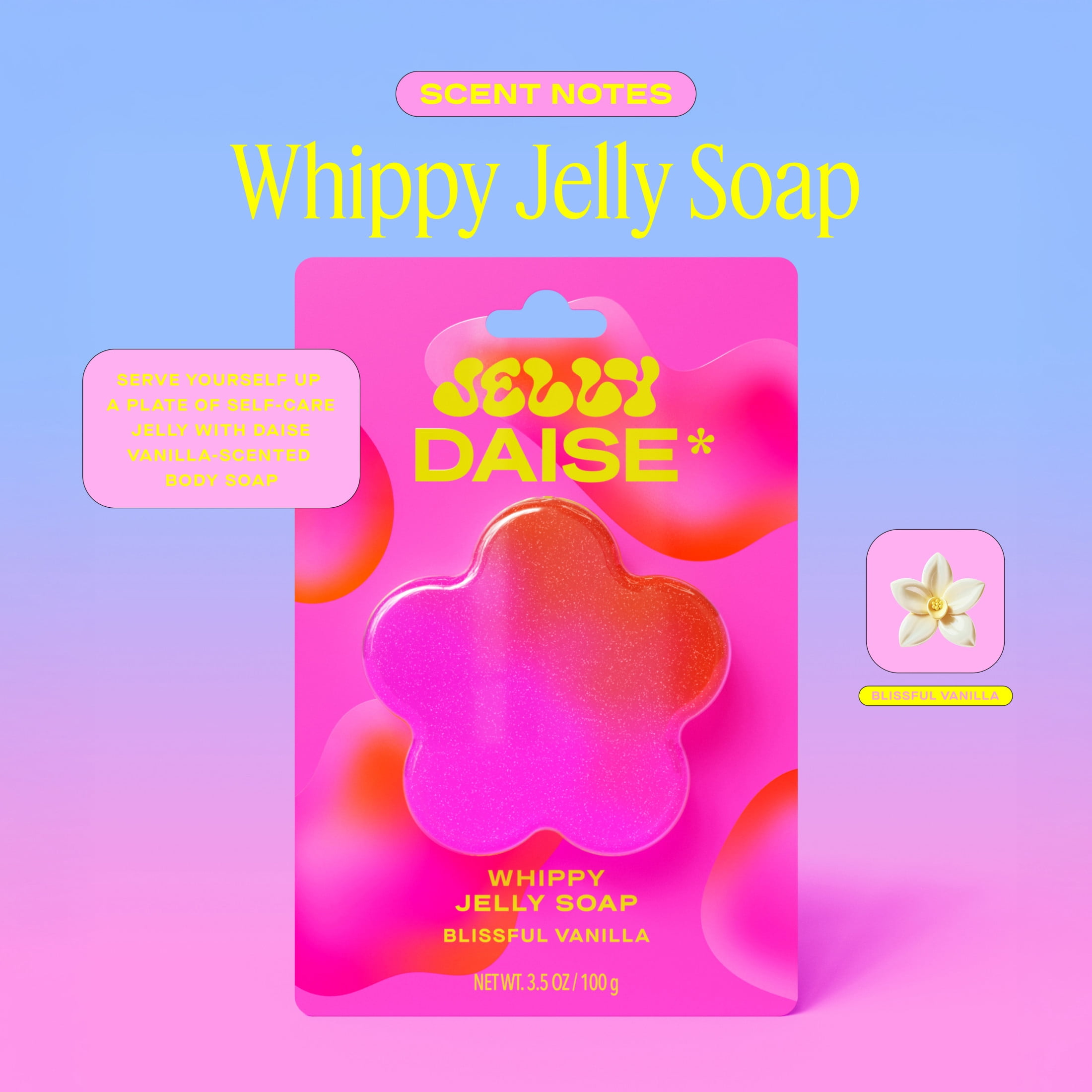 Daise Jelly Soap, With Hydrating Glycerin, in Whippy 100 g
