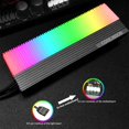 thumbnail image 3 of MesaSe COOLMOON CM-M7S M.2 SSD Heatsink Cooler 2280 ARGB Solid State Disk Radiator, 3 of 6