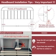 thumbnail image 2 of Eastvita Full Beige Bed Frame with Storage Headboard Boucle Upholstered Platform Bed with 2 Drawers Bookcase No Box Spring Needed Easy Assembly, 2 of 6