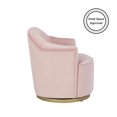 thumbnail image 2 of Petites graines Monarch Haven Hill Lounge Pivotant Accent, Light Pink, 2 of 9