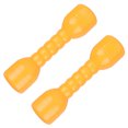 thumbnail image 4 of UPOUART 1Pair Plastic Dumbbells Yellow ABS Material for Dance Performance and Exercise, 4 of 8