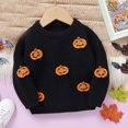 thumbnail image 4 of Funicet Pulls pour Filles, Robe Chandail pour Filles, Motif Citrouille Halloween Tricoté pour Garçons et Filles, Chandail pour Filles, Pulls pour Garçons, 4 of 9