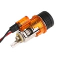thumbnail image 3 of Miulika Car Lighter Socket 12V Power Plug With Light Dia 28mm Orange, 3 of 9