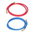 thumbnail image 1 of Refrigerant Charging Hose Fluoride Adding Tube Car Air Conditioning Repair Tool Car AccessoriesFor R410 2Pcs 1.5m, 1 of 13