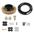 thumbnail image 2 of Toilet Bowl Sealing Kit Toilet Wax Rings Retainer Washers Flange Plate Toilet Installation Accessories Fits Most Standard Toilets, 2 of 8