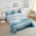 thumbnail image 4 of Erosebridal Ensembles de Couette Ombrée Abstraite Format Simple, Couette en Duvet à Impression à l'Huile, Insert de Couette Réversible Chic Abstrait, Microfibre Décor de Chambre, 2 Pcs, 4 of 8