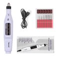 thumbnail image 2 of Mini Electric Grinder Drill Manicure Grinding Rotary Tool Kit Set Polishing Tool White, 2 of 7
