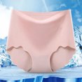 thumbnail image 2 of Plebaso Culottes Taille Haute Sans Coutures pour Femmes, Anti-Fuites, Couvrance Totale, Culottes Invisibles pour Dames, 2 of 5