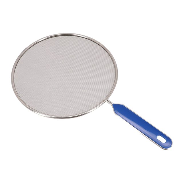 Cooking Tool Kitchen Gadget Guard Oil Net Stainless Steel Kitchen Cooking Frying Splash Cover Pan Screen 21cm 25cm