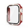 thumbnail image 1 of Apple Watch Case with Tempered Glass Screen Protector for Apple Watch 38mm Series 3/2/1, Bling Crystal Diamond Rhinestone Ultra-Thin Bumper Full Cover Protective Case for Women Girls iWatch, 1 of 6