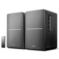 thumbnail image 1 of Edifier R1280T Powered Bookshelf Speakers, 2.0 Active Monitor Speaker System, Black, 1 of 6