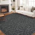 thumbnail image 1 of YUSAZENS 5x7 Modern Washable Area Rug, Soft Non-Slip Bedroom Carpet, Dining Room Rug, Black, 1 of 6