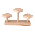 thumbnail image 3 of veasfak Wooden Display Riser Cupcakes Holder Showcase for Toys Action Figure Dessert B, 3 of 9