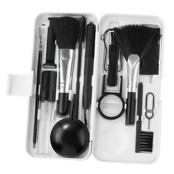 CUITING 18 in 1 Electronics Cleaner Kit Portable Multifunctional Deep Cleaning Tools with Cleaning Pen Brush for Wireless Bluetooth Earphones Phone Screen Camera