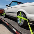 thumbnail image 2 of Vulcan High-Viz Adjustable Loop Auto Tie Downs w/Snap Hook - 3300 lbs. SWL, 4 Pack, 2 of 6