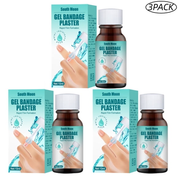 2Pack 10ml Liquid Bandage Breathable Waterproof Wound Wound Dressing Disinfecting Adhesive Patch Skin Care for Fingers Feet Body
