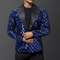 thumbnail image 1 of DecSea Men's Blazer Premium Stretch Classic Fit Sport Coat Suit Jacket, 1 of 6