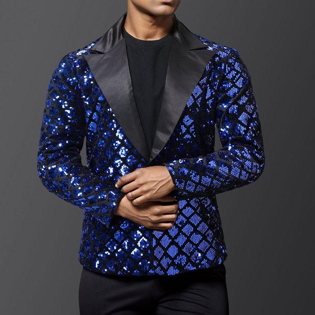 DecSea Men's Blazer Premium Stretch Classic Fit Sport Coat Suit Jacket