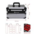 thumbnail image 4 of ELIAUK Portable Aluminum Tool box with Drawer Storage Carrying Toolbox, 4 of 5