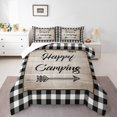 thumbnail image 2 of Erosebridal Happy Camping Bedding Toddler Comforter Set, Buffalo Down Comforter, Rustic Theme Decor, 2pcs, 2 of 7