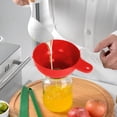 thumbnail image 5 of Oleegame Entonnoir à Grand Ouverture en Plastique Rouge 2 Pcs Rouge, 5 of 5