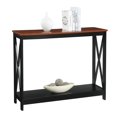 thumbnail image 3 of Convenience Concepts Table Console Oxford, Fini Bois Cerisier et Noir, 3 of 5