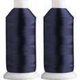 thumbnail image 1 of Superpunch SuperB Fil à Broder en Polyester Bleu Minuit, 5000 m, Lot de 2, 1 of 2