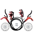 thumbnail image 1 of Hydraulic Disc Brake Set Modification Professional Bikes Accessories Bicycle Parts Cycling Accessories Braking Kit Modified Part Red Double Sides/Discs, 1 of 9
