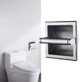 thumbnail image 3 of veasfak Wall-Mounted Toilet Paper Holder Paper Roller Racks Organizer Wipe Paper Storage A, 3 of 9