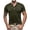 Army Green, variant on LUOGENLI Male T-shirts for Mens 2025 Summer Europe and The United States Men's Casual Slim Short Sleeved T Shirt Mens T-shirts Graphic Tees Vintage St. Patrick's Day Light Gray S