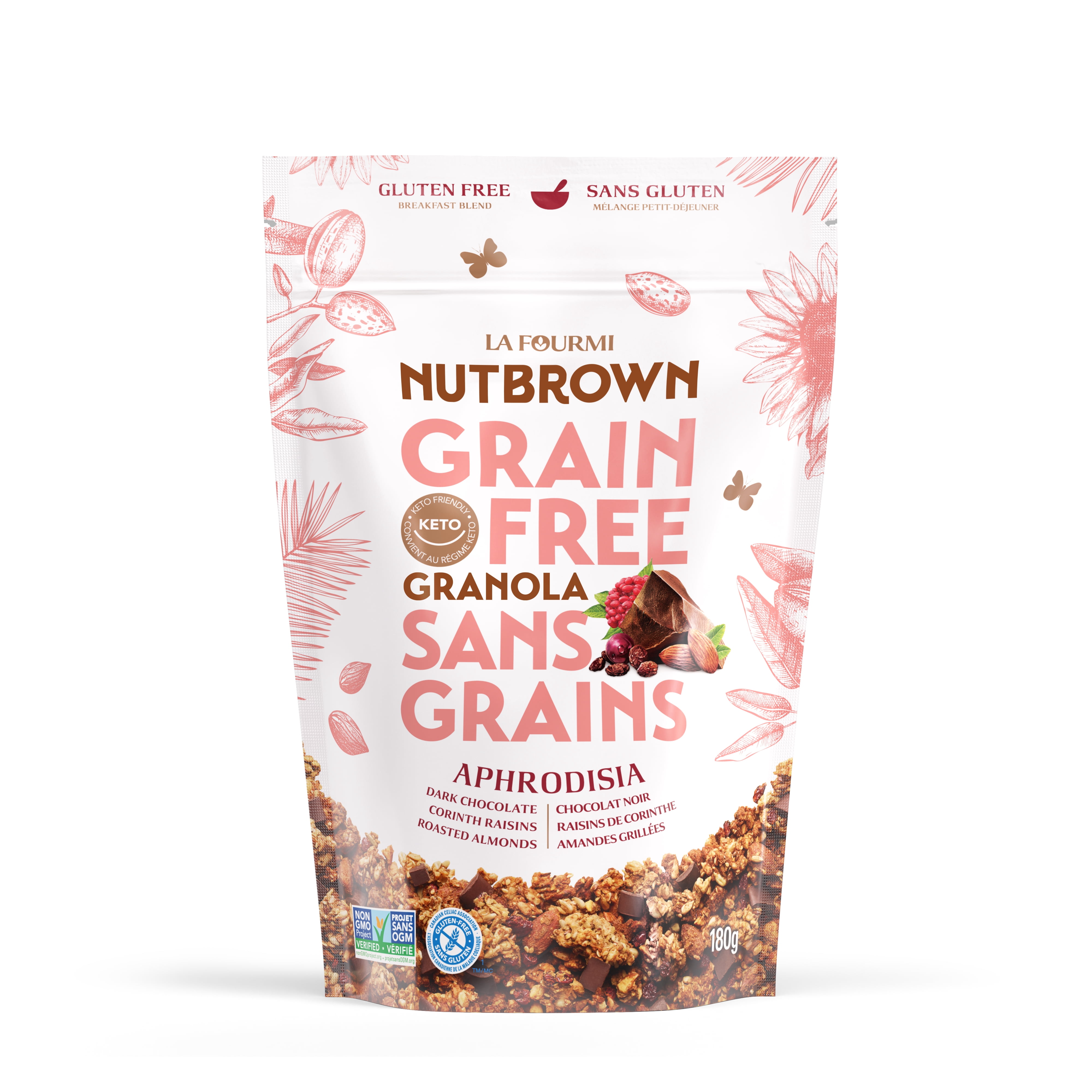 Nutbrown Aphrodisia , gluten free granola (180g)
