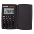 thumbnail image 1 of Innovera IVR15921 8-Digit LCD Pocket Calculator with Hard Shell Flip Cover, Black, 1 of 2