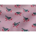 thumbnail image 4 of oneOone Viscose Jersey Fabric Branch & Bird Block Printed Fabric 1 Yard 60 Inch Wide, 4 of 4
