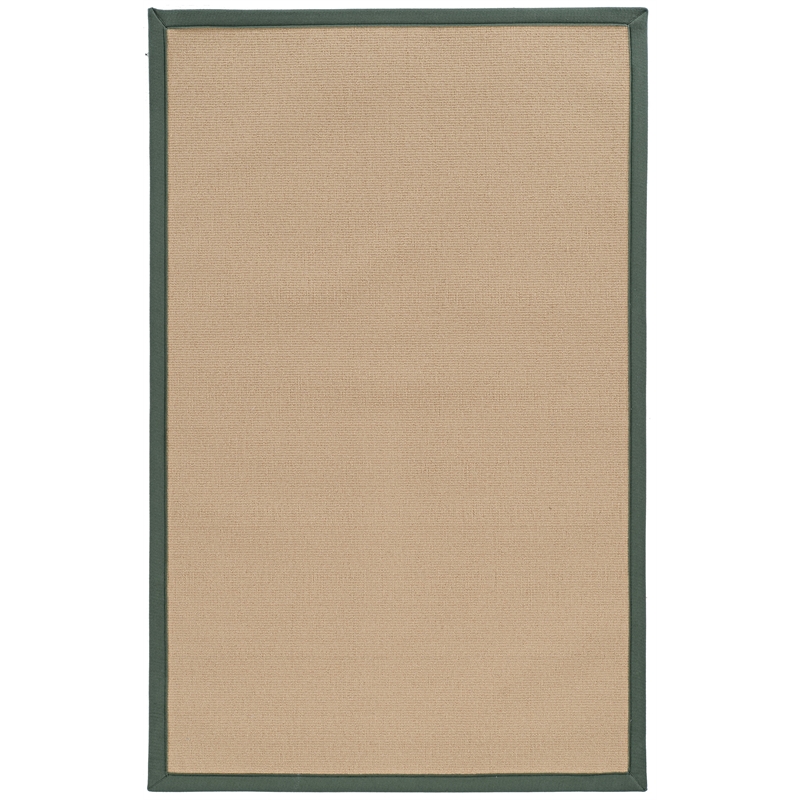 Linon Athena Tapis en Laine Tufté à la Machine 5'x8' en Sisal et Vert