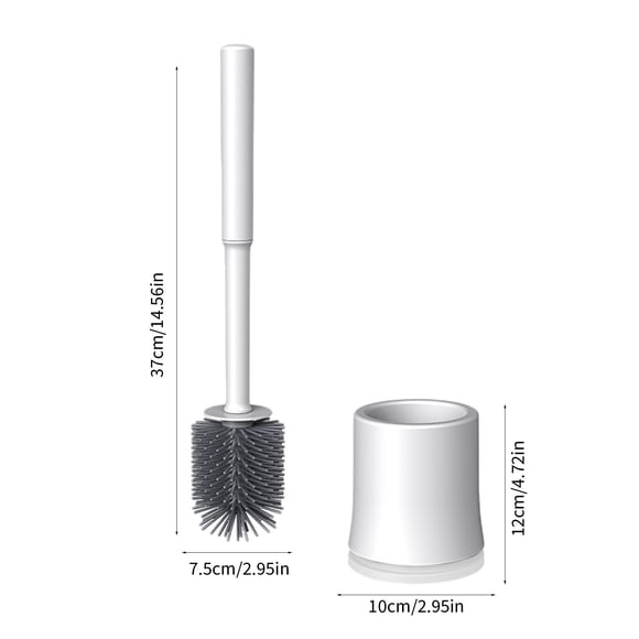 Toilet Bowl Cleaner Toilet Brush with Brush, Bathroom Cleaning Bowl Brush Kit, Modern Compact Toilet Cleaning Brush, Long Handle Brush, Bathroom Brush Toilet Bowl Brush