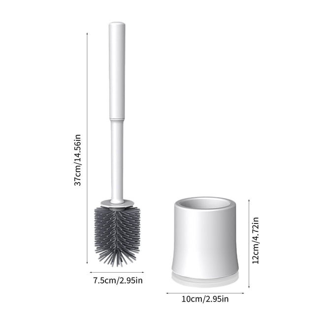 Toilet Bowl Cleaner Toilet Brush with Brush, Bathroom Cleaning Bowl Brush Kit, Modern Compact Toilet Cleaning Brush, Long Handle Brush, Bathroom Brush Toilet Bowl Brush