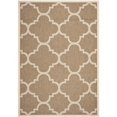 thumbnail image 1 of Safavieh Courtyard Brown Indoor Outdoor Rug - 4' x 5'7", 1 of 6