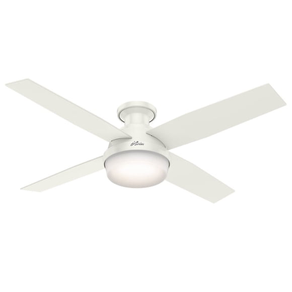 Hunter Fan Company 59242 Dempsey 52 Inch Low Profile Ceiling Fan and Remote, Oak