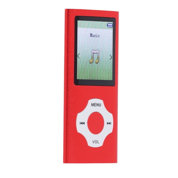 Lecteur de Musique MP3 MP4 avec Haut-Parleur Hi-Fi, Écran Couleur 1,8 Pouce Lecteur MP3, Prend en Charge l'Extension 128 Go, Liseuse de Livres Électroniques, Enregistreur Vocal, pour le Sport, l'Apprentissage, les Voyages