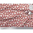 thumbnail image 2 of Soimoi Polyester Crepe Fabric Star & Cute Animals Kids Fabric Prints by Yard 52 Inch Wide, 2 of 3