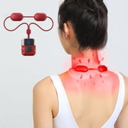 TIMIFIS Cervical Massager Hanging Neck Protector Mini Hot Cervical Spine Gift Shoulder and Neck Instrument Pendant Cervical Spine Massage Pendant Usb Rechargeable Apartment Essentials