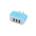 thumbnail image 1 of Universal Candy Color 3 USB Multi-Port Wall Charger US ; Wall power adapter Plug Wall Adapter Cube Block AC 110-220V 5V, 1 of 3