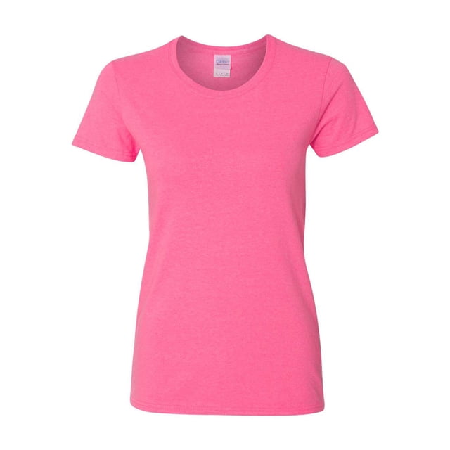Gildan 5000L - Missy Fit Ladies T-Shirt Heavy Cotton - First Quality - Azalea - 3X-Large