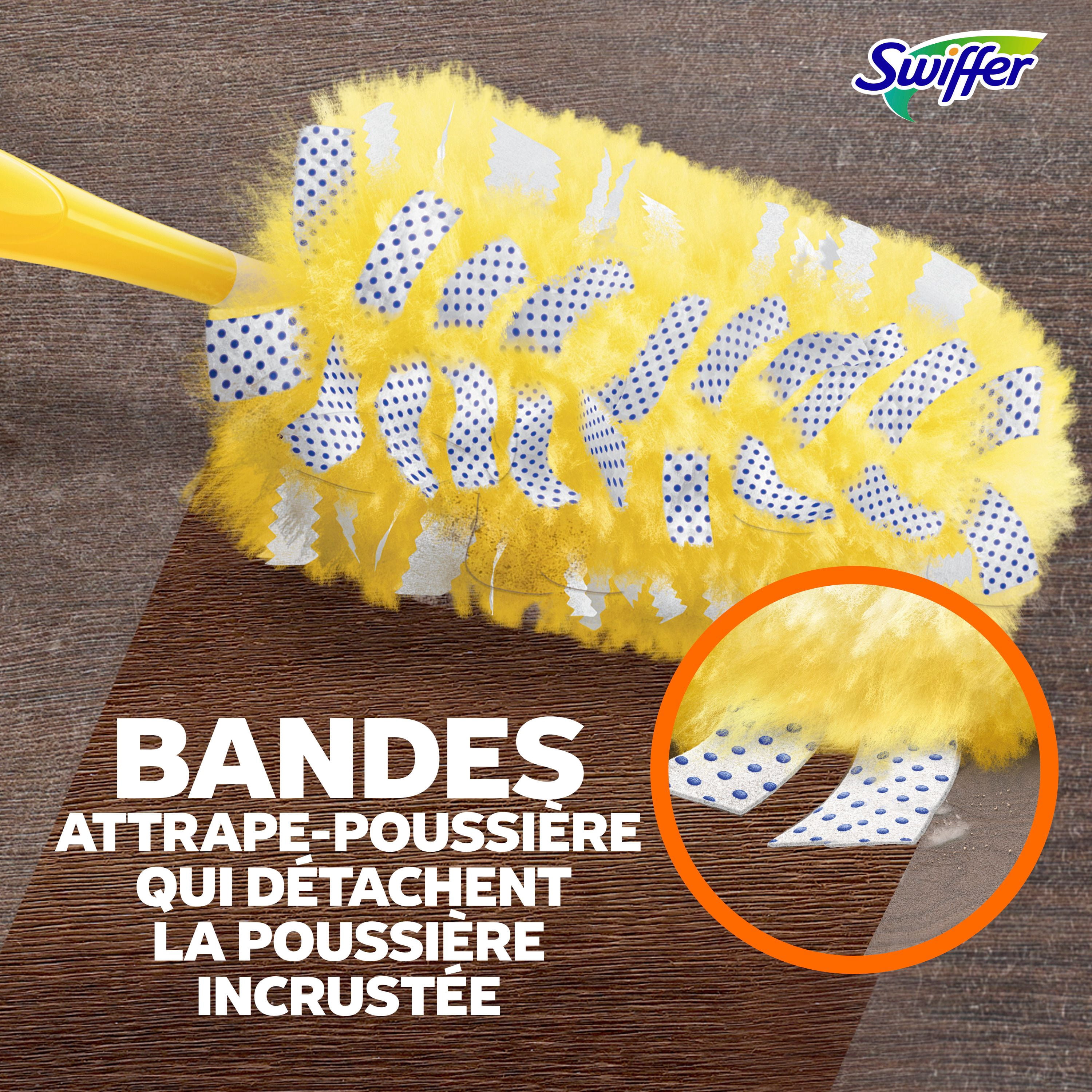 Swiffer Plumeaux Ultra Résistants Multi-Surfaces Recharges de Plumeau pour le Nettoyage, Non Parfumé, 11 Unités