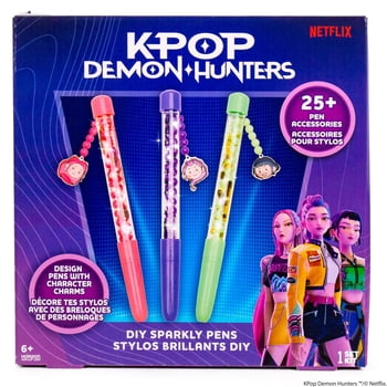 Netflix KPop Demon Hunters™ Stylos scintillants DIY