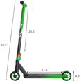 thumbnail image 2 of TOYTEXX STPRO200 Trottinette Freestyle avec Compression HIC et Roulements ABEC-9 pour Enfants et Adultes – Vert, 2 of 6