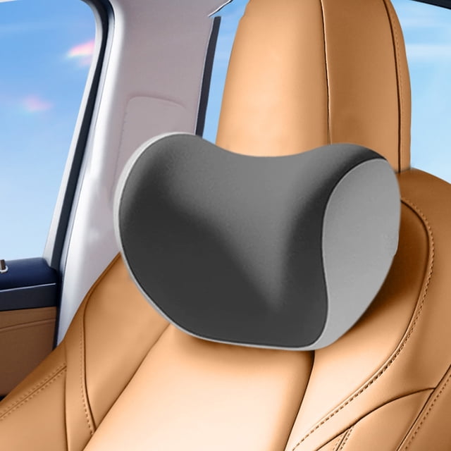 QTOCIO Car Headrest Lumbar Cushion Set Colorful Lumbar Cushion Backrest Driving Seat Car Lumbar Support Neck Pillow