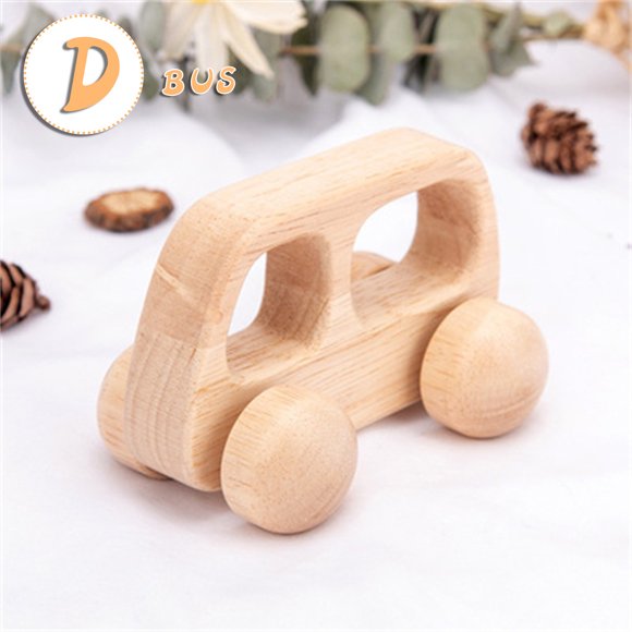 RKSTN Voiture Télécommandée Fabriquons des Jouets de Voiture en Bois Hochet en Bois Voitures Jouets Voiture Éco en Bois Jouets pour Tout-Petits