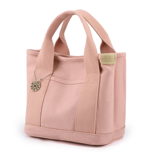 MesaSe Canvas Bucket Bag Multi-Pockets Female Clutch Bag Large Capacity Casual for Work