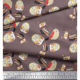 thumbnail image 2 of Soimoi Rayon Fabric Bird & Owl Kids Decor Fabric Printed Yard 56 Inch Wide, 2 of 3